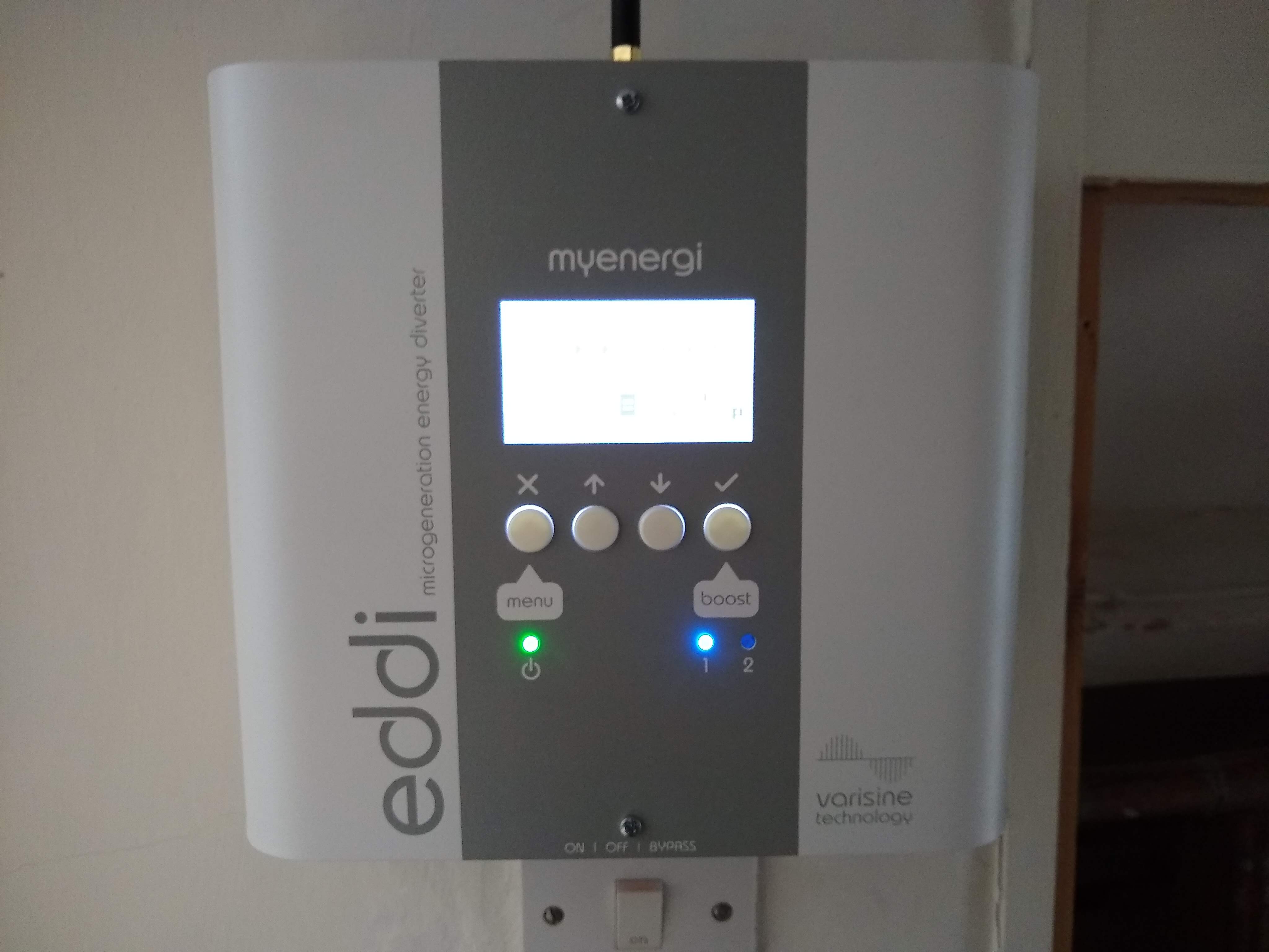 myenergi eddi solar PV hot water diverter