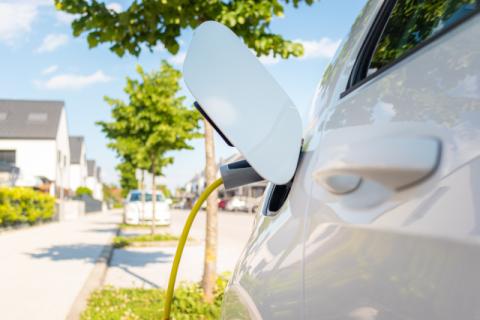 EV car charger instillation.