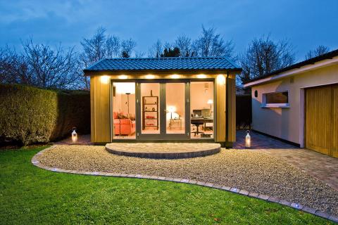 Garden office lighting