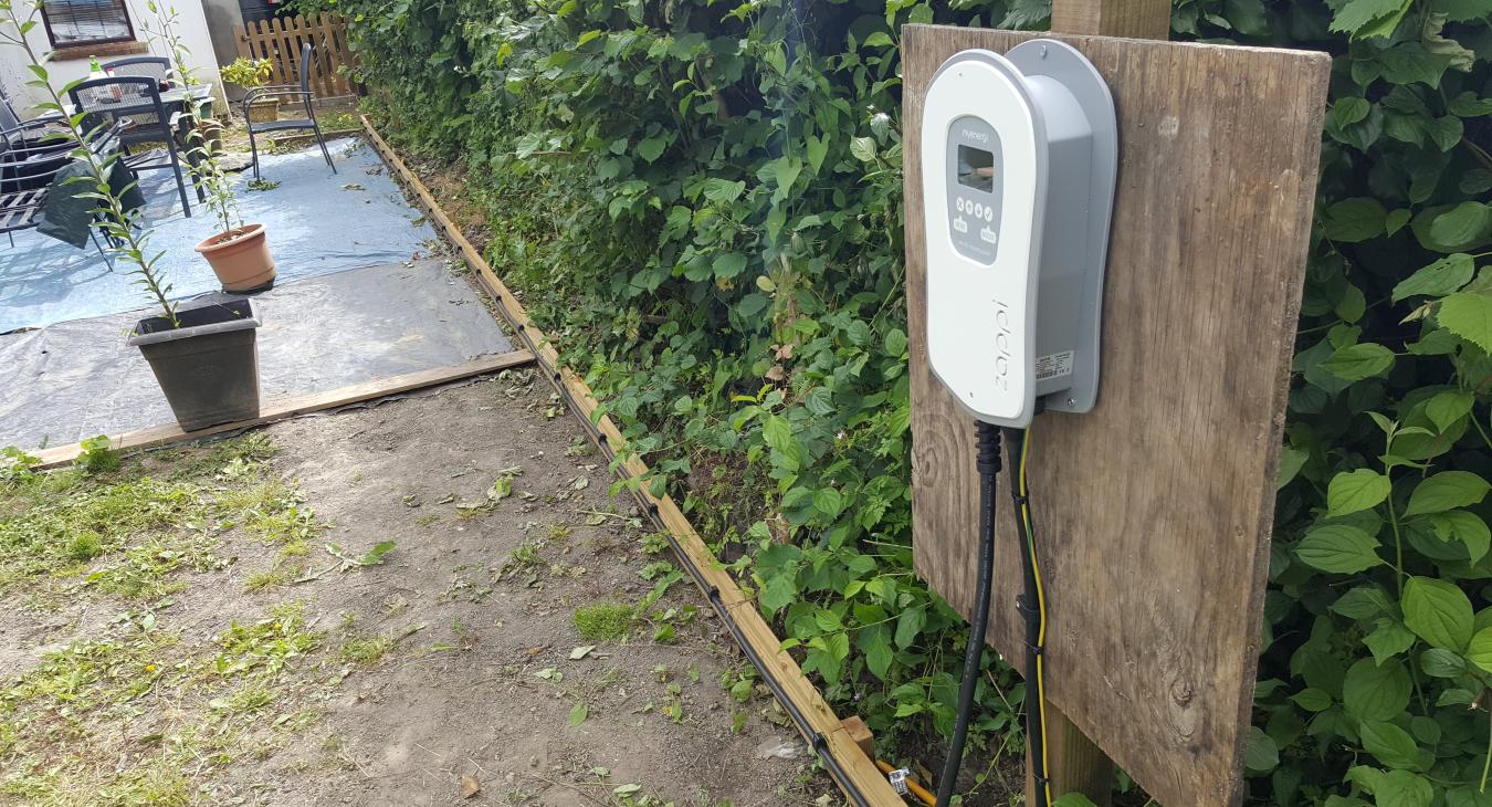 electric vehicle charging installation in cwmbran
