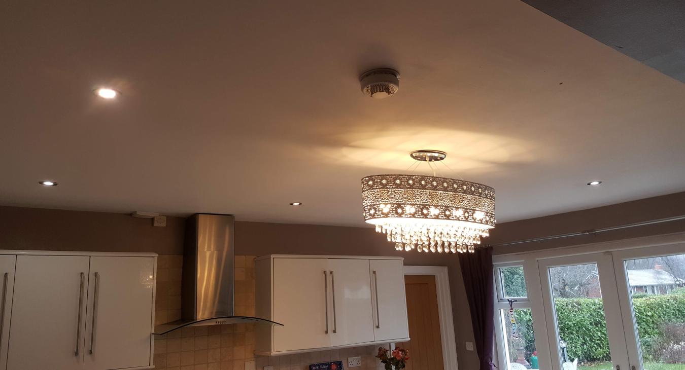 indoor lighting installation in cwmbran